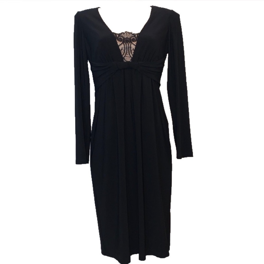 Long sleeve stretchy dress